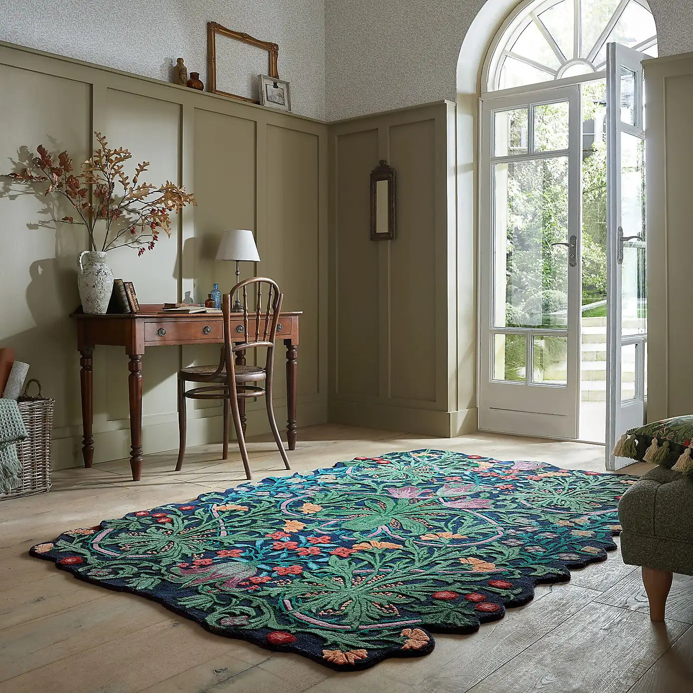 Woodland Weeds Wool Rug – William Morris At Home