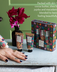 Sunflower Swan Clementine & Clove Three Hand Creams