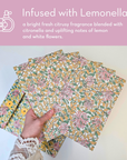The Modern Homemaker Lemonella Scented Drawer Liners