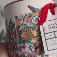 Peacock & Bird Festive China Mug