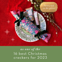 Peacock & Bird Use & Reuse Fabric Cracker with Gift