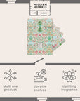 William Morris At Home Golden Lily Drawer Liners infographic