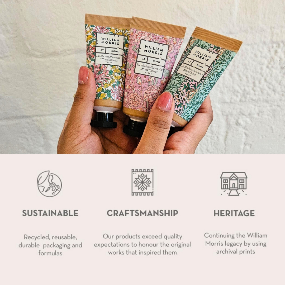 The Modern Homemaker Assorted Hand Cream Trio, 3x 30ml – William