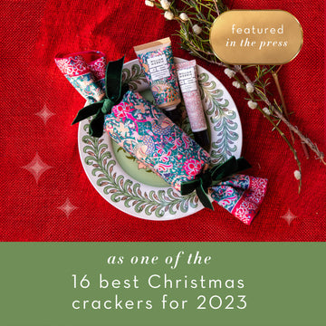 Peacock & Bird Use & Reuse Fabric Cracker with Gift