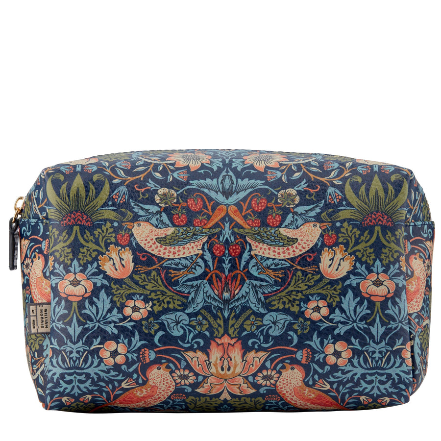 Strawberry Thief Large Wash Bag Side View