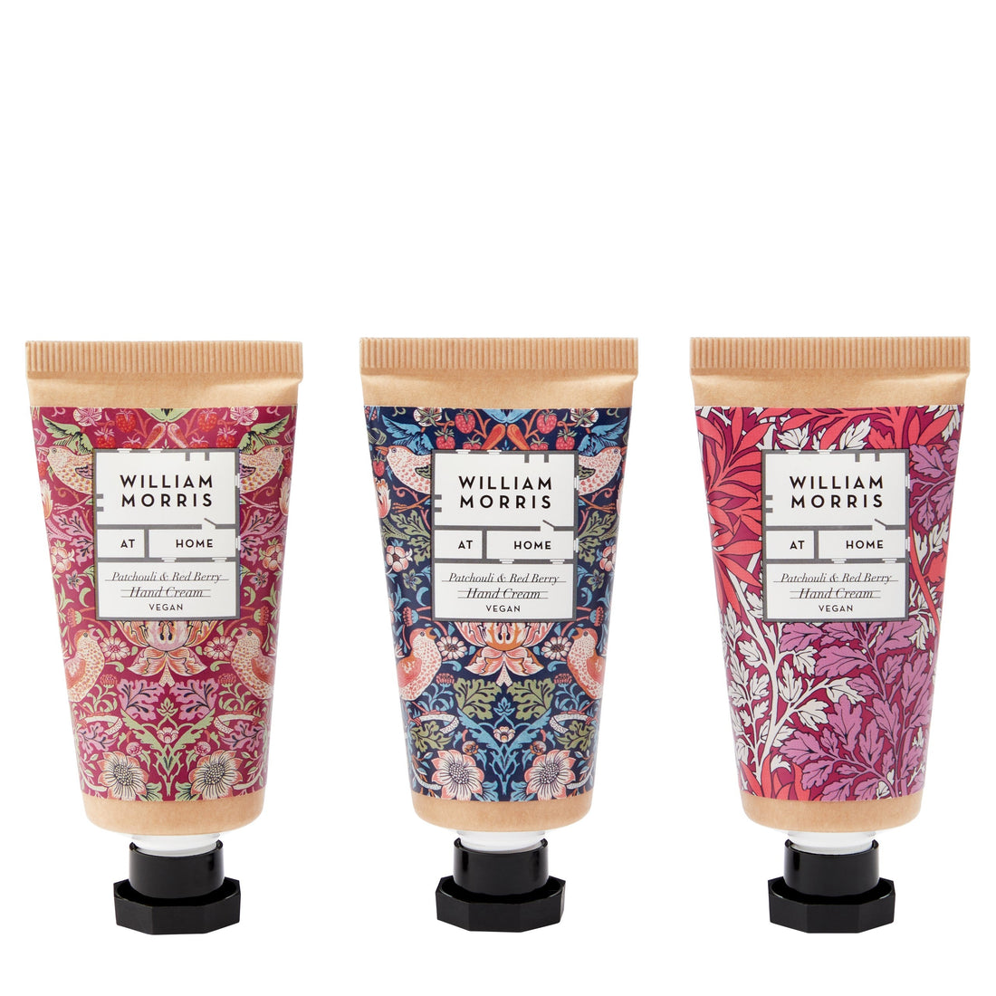 Strawberry Thief Patchouli & Red Berry Three Hand Creams Contents
