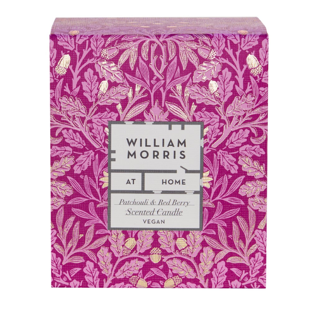 Friendly Welcome Patchouli & Red Berry Scented Candle Contents