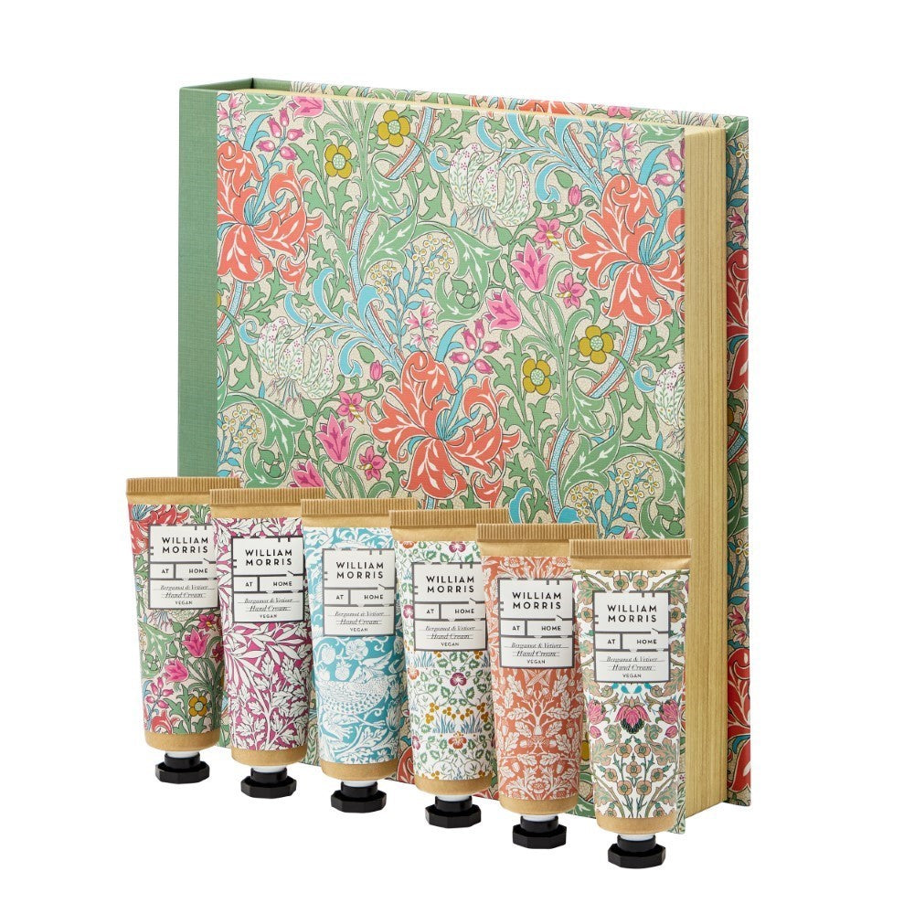 William Morris At Home Golden Lily Hand Care Set with hand creams