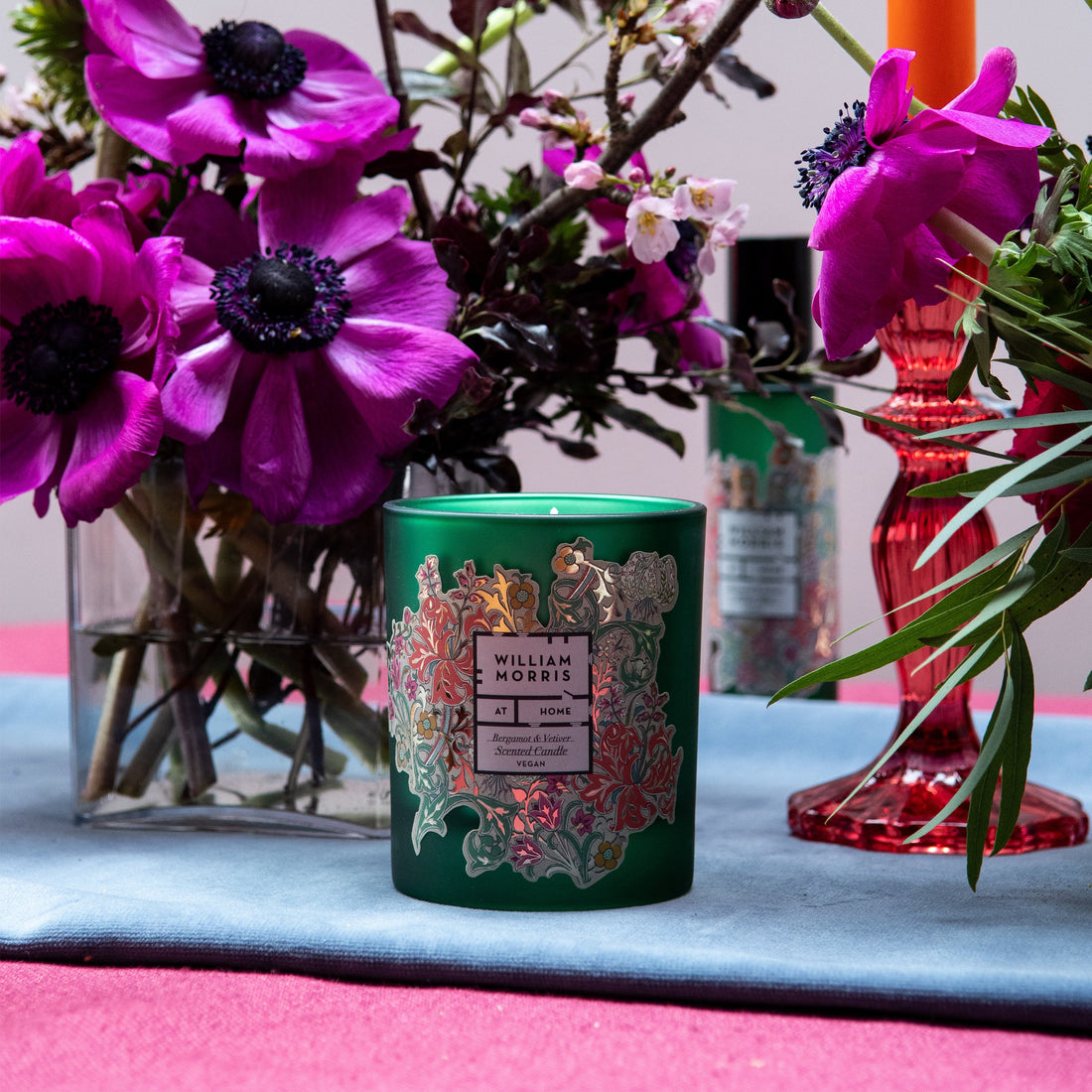 Friendly Welcome Bergamot & Vetiver Scented Candle Lifestyle Shot 2