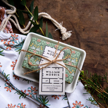 William Morris At Home Useful & Beautiful Soap in Dish moodshot 