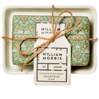 William Morris At Home Useful & Beautiful Soap in Dish with string