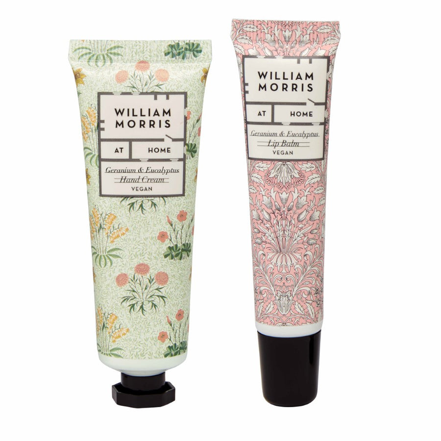 William Morris At Home Useful & Beautiful Hand Cream and Lip Balm 