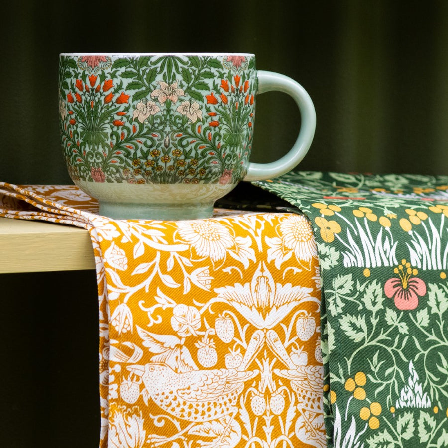 William Morris Useful & Beautiful China Mug moodshot 