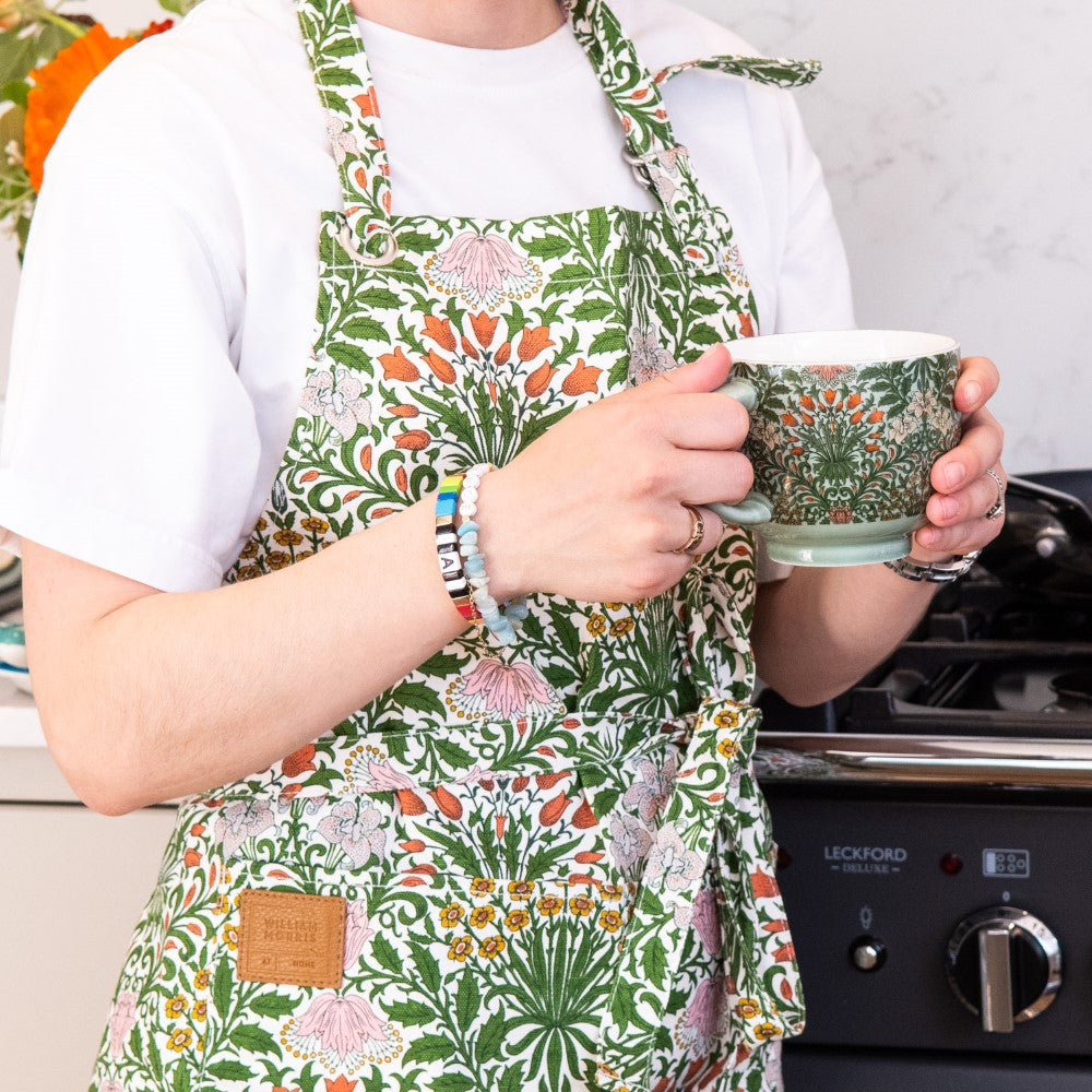 William Morris Useful & Beautiful Chef's apron moodshot