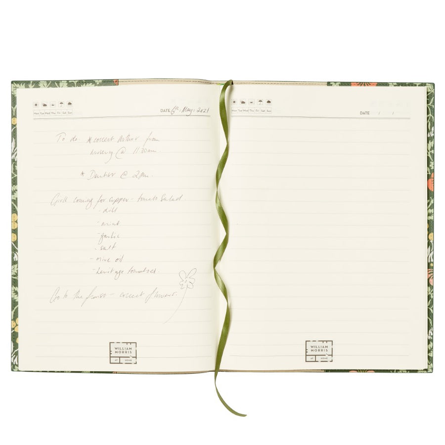 William Morris Useful & Beautiful journal open