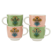 Useful & Beautiful Four Fine China Espresso Cups - Heathcote & Ivory