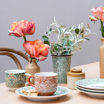 Useful & Beautiful Fine China Tumbler - Garden